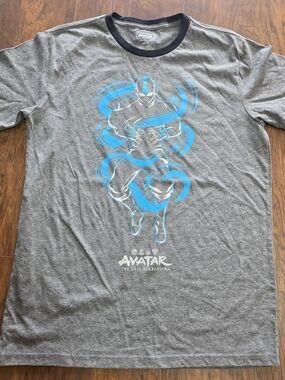 Nickelodeon Avatar: The Last Airbender T-Shirt, Short Sleeve, Color Gray, Size M